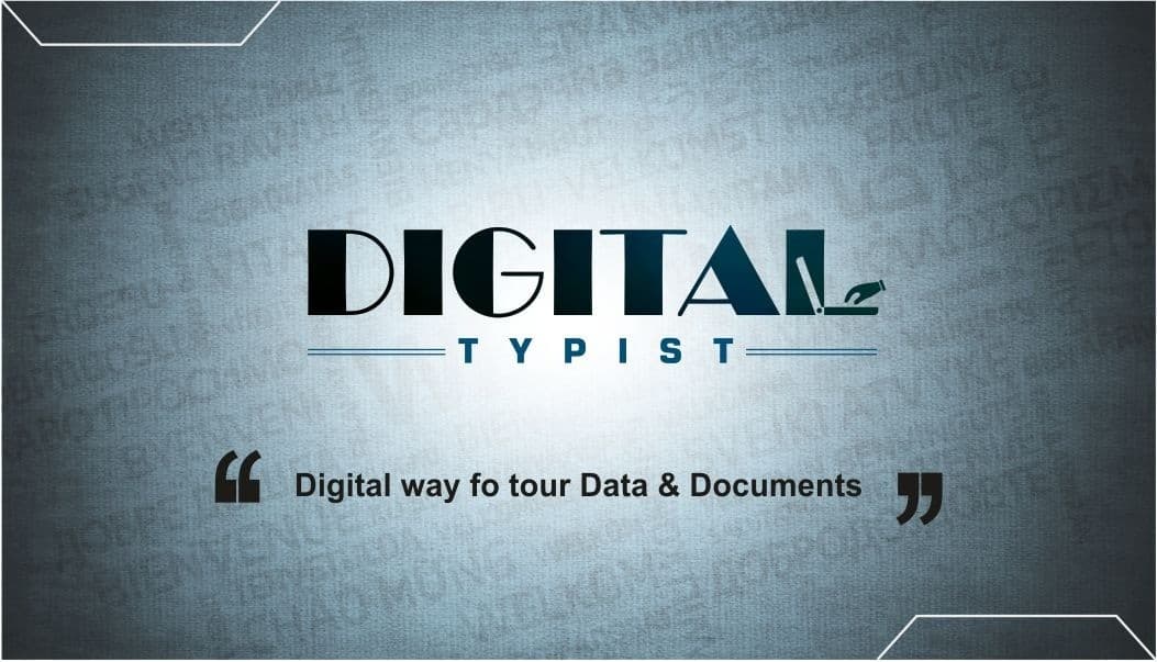 Digital Typist promotional card